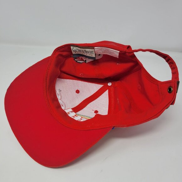 Skittles Racing Team1998 Vintage Red Snapback Hat With Rainbow Design - Picture 5 of 6